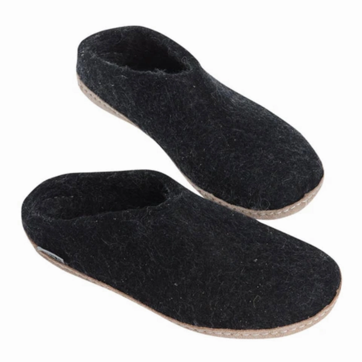 Comfort Mode Slide Style Slip-on with Leather Sole - Charcoal