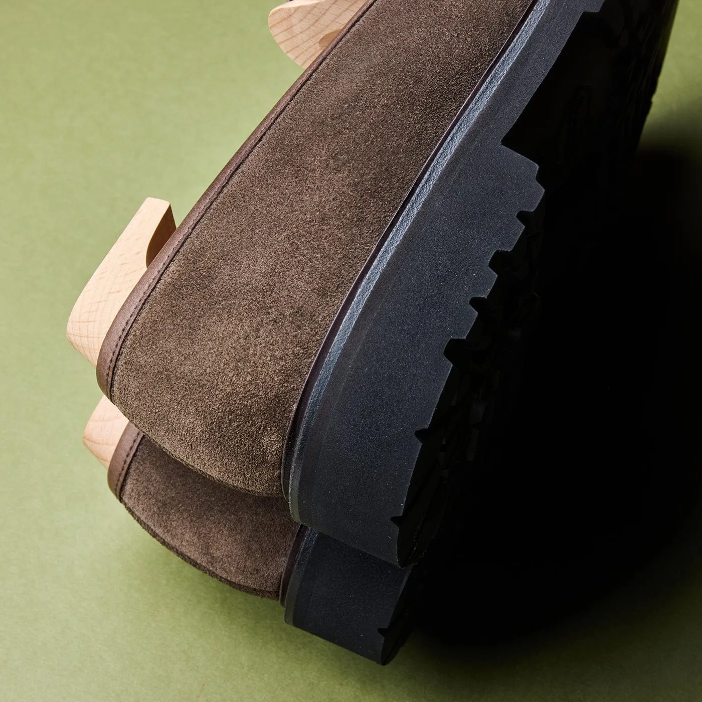 Boston 2 Slate Suede Leather Soft