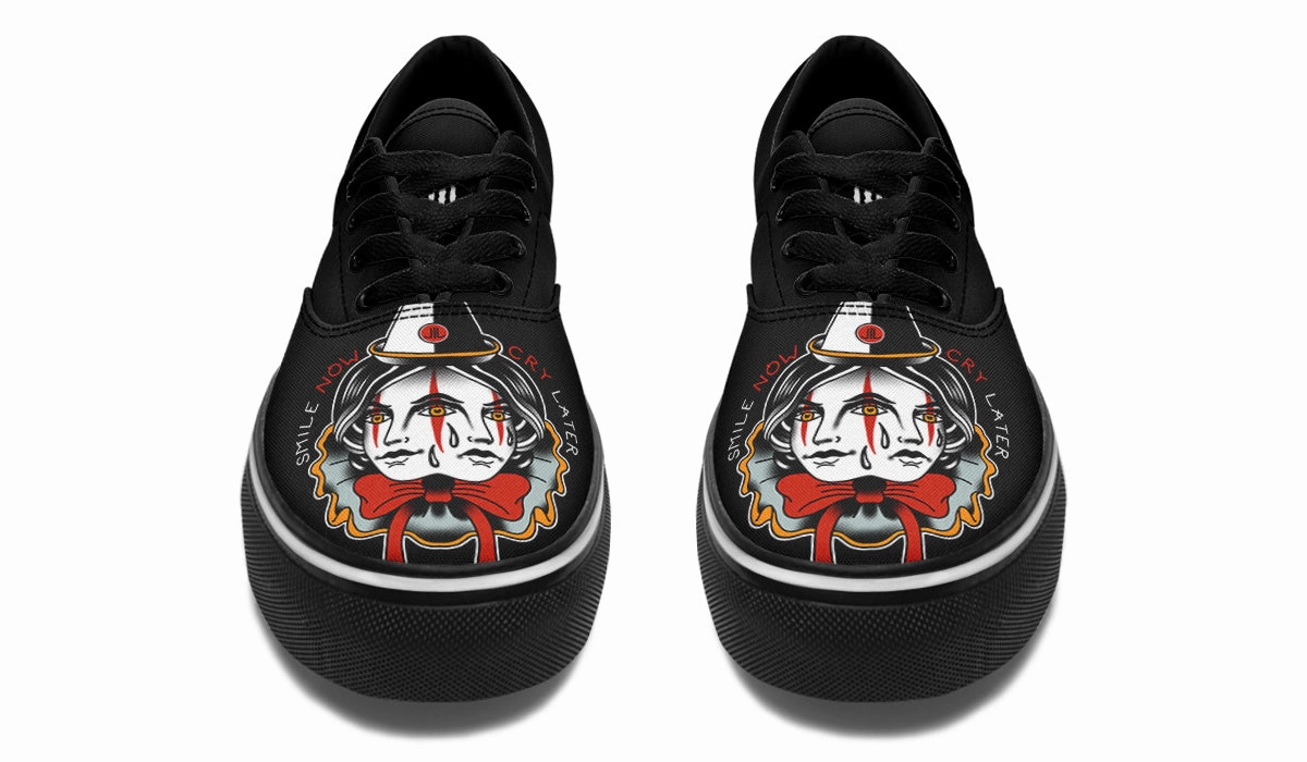 Easy To Clean Smile Now Cry Later Classic Shoes