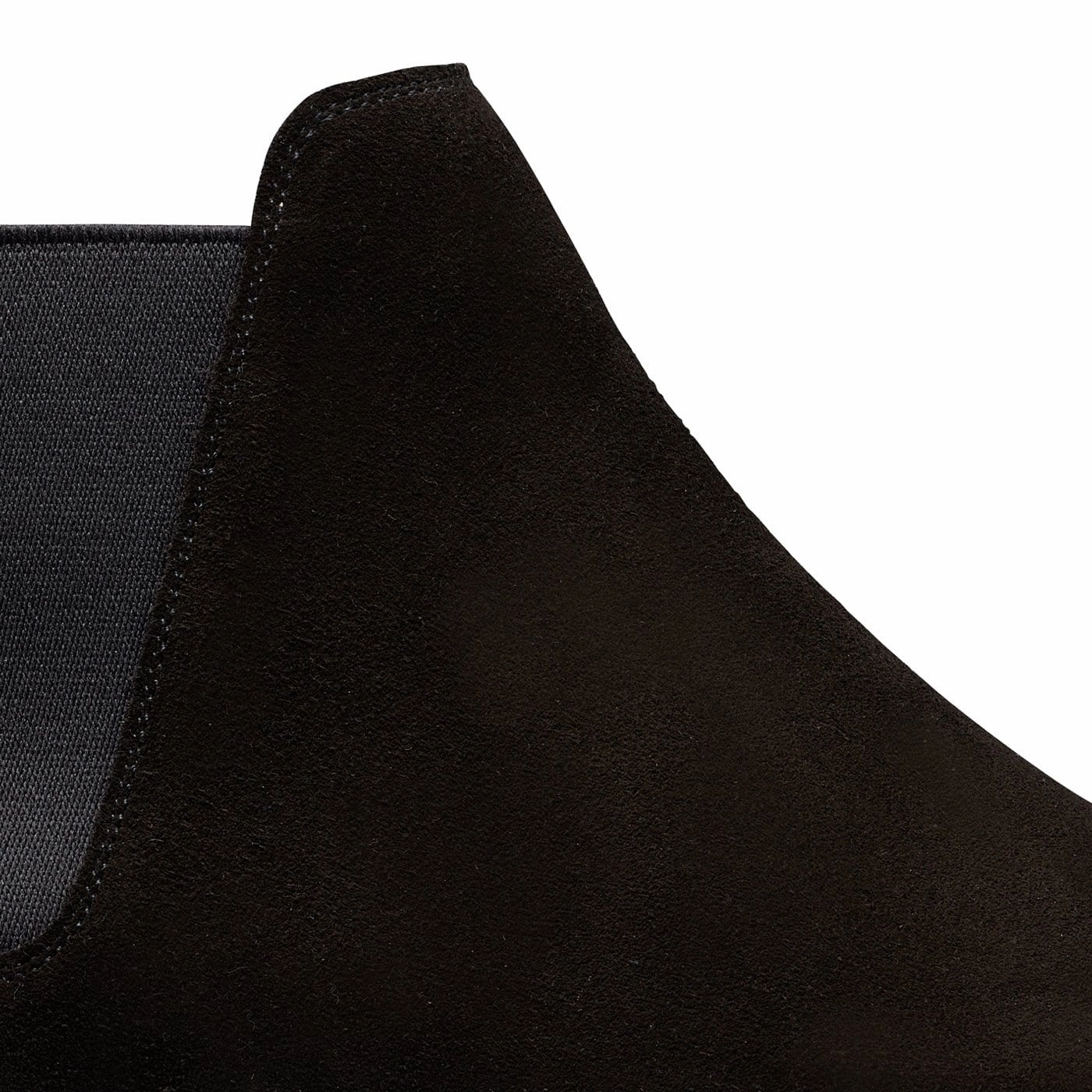 Chelsea 8 Black Suede Long Lasting Chic Style