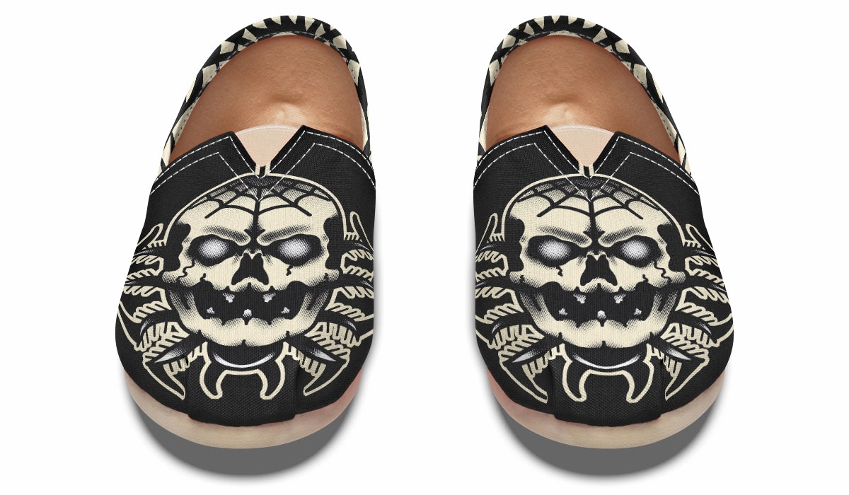 Skull Spider Casual Shoes Viral Pop