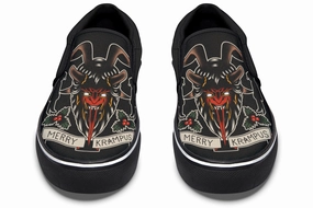 Merry Krampus Slip On Shoes Angel Mood Step Ahead