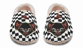 Foam Base Cliff Edge Checkered Bats V2 Winter Casual Shoes