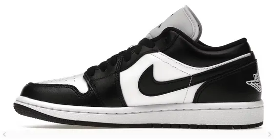 Kids Fun Silent Walk Jordan 1 Low Panda (2023) (Women's)