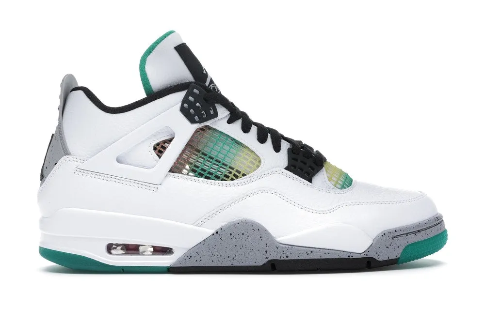 Jordan 4 Retro Lucid Green Rasta (W) Ankle wrap night walk