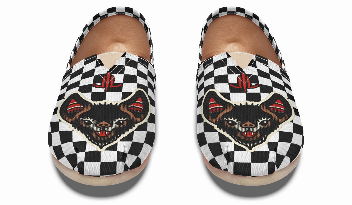 Checkered Bats V2 Casual Shoes TPU Stability School Style