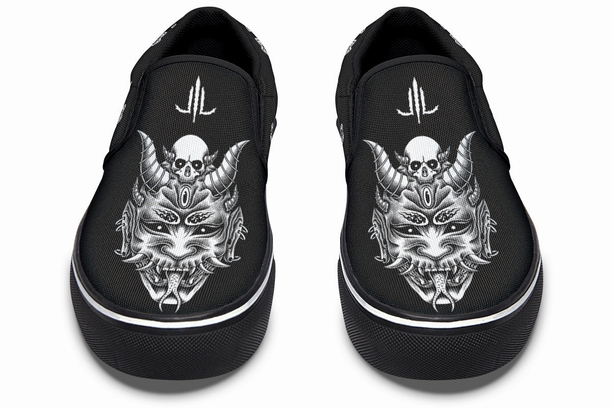 Hannya Mask Slip On Shoes Pilates Cool
