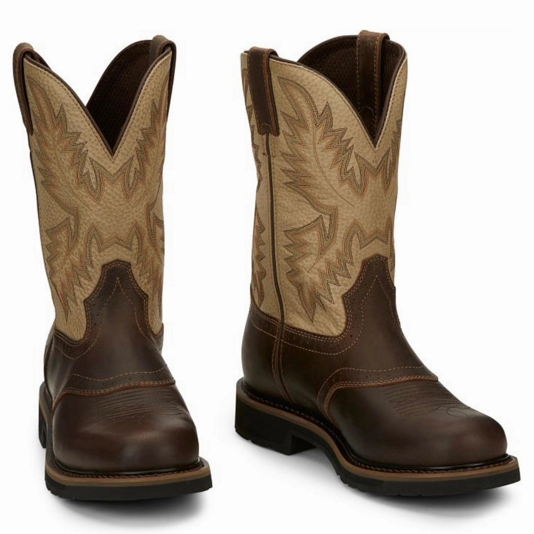 Superintendent 11" Work - Golden Leather Comfort