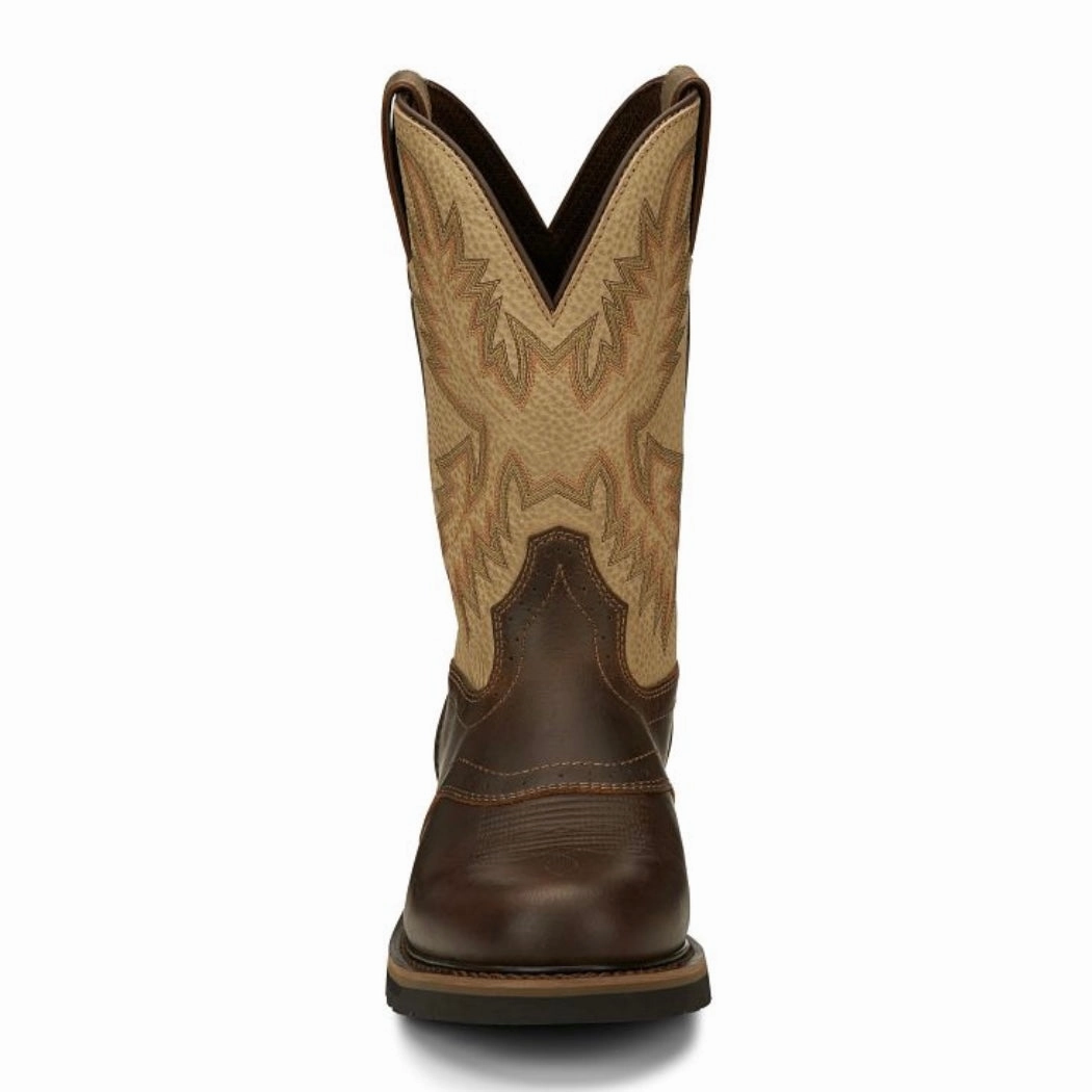 Moisture-wicking Brogue Detail Superintendent 11" Work - Golden