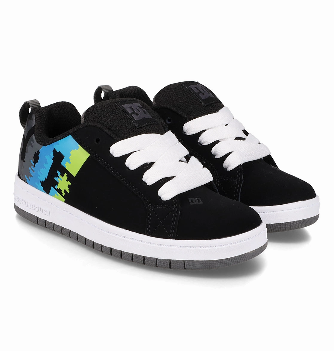 Kids' Court Graffik Shoes Low Top Design Heel Stabilized