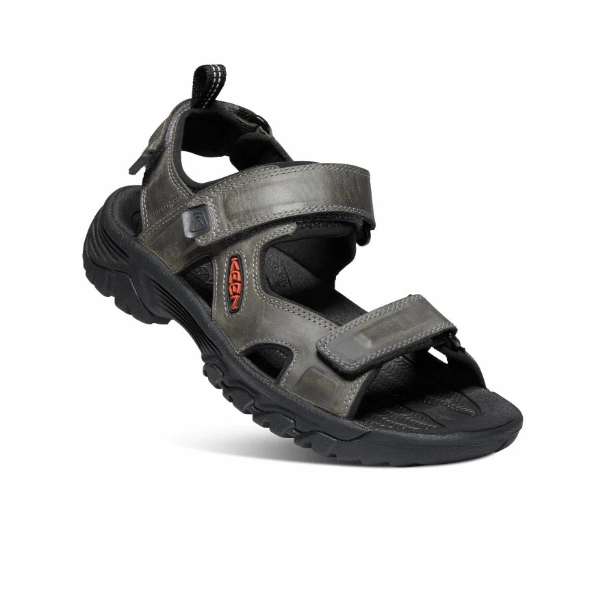 Targhee III Open Toe - Grey/Black Simple Slip Easy Posture