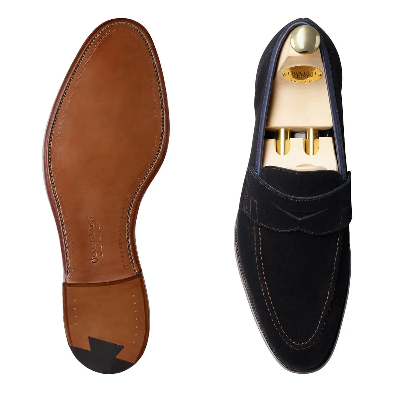 Weather Proof Real Work Teign Navy Suede