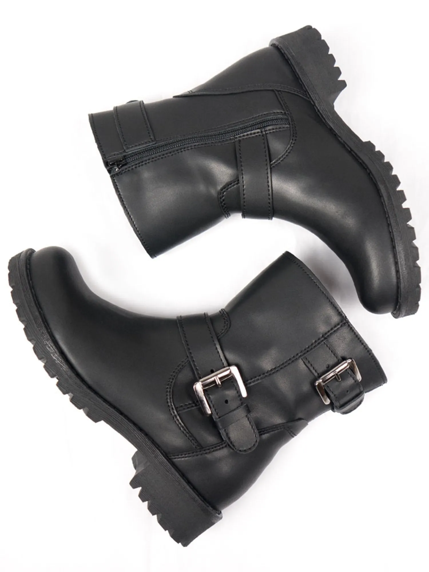 Daily Utility Fashionable Comfort Biker Boots