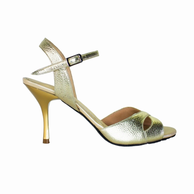 Champagne - Gold Metallic Tango Shoes Perfect Pick