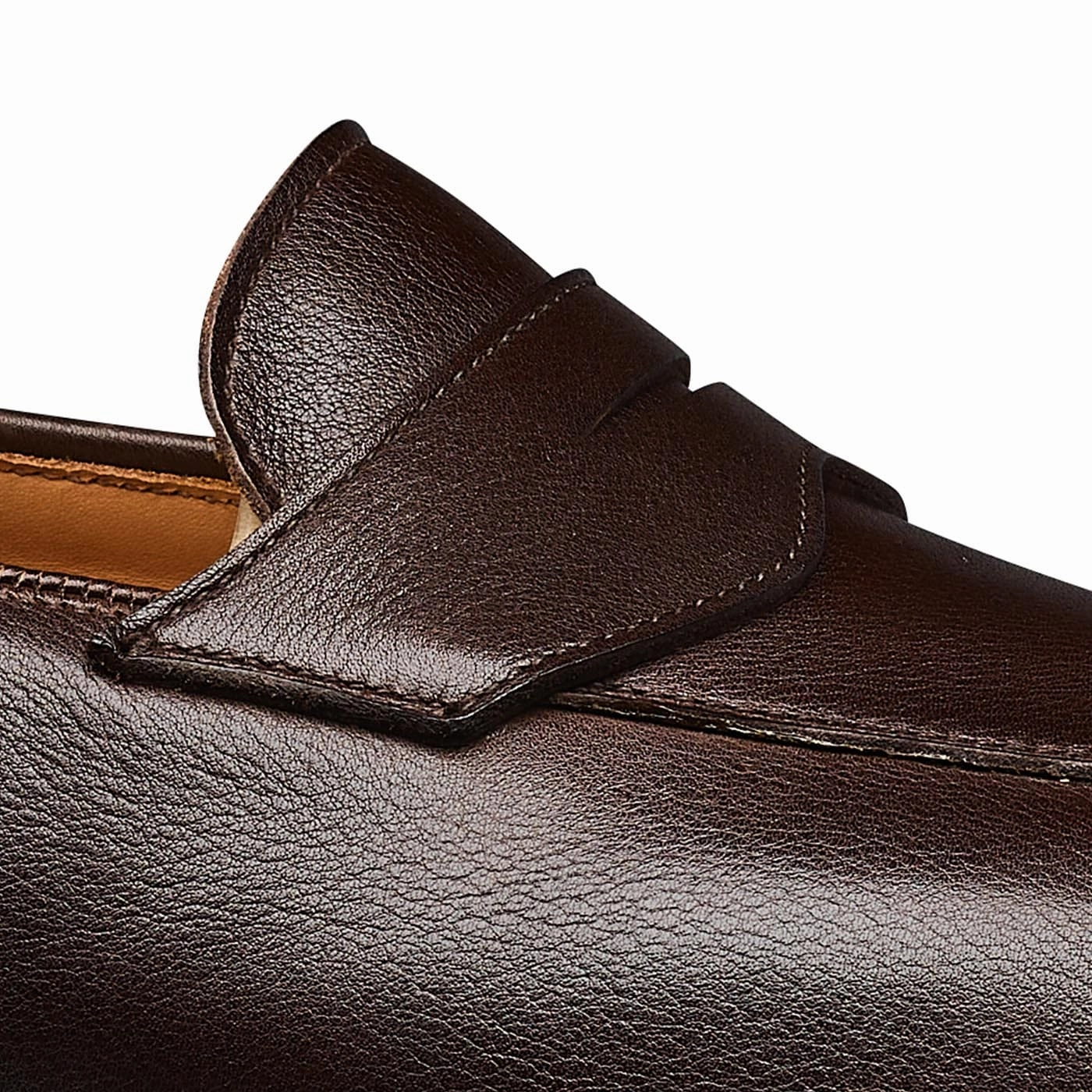 Nice Dark Brown Milled Calf soft fit Plush Pad