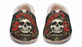 Skull Vase Winter Casual Shoes Firm Lock Vital Step