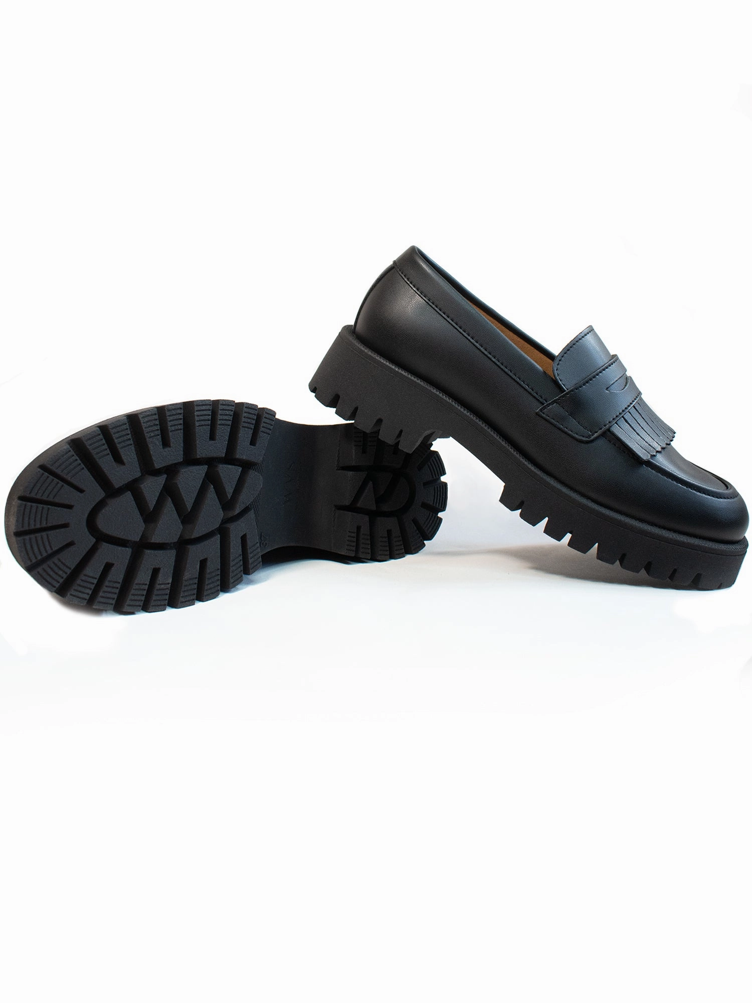 Dive Gear Early Jog Track Sole Fringe Loafers