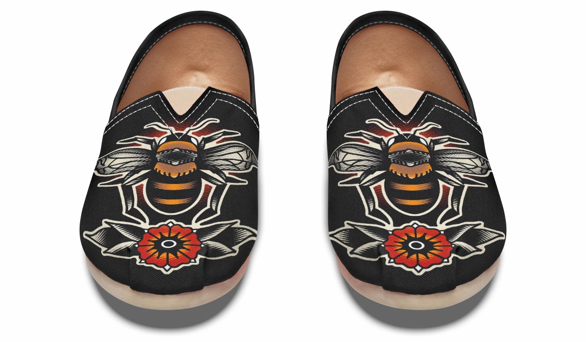 Night Glow Star Shine Traditional Bees Casual Shoes