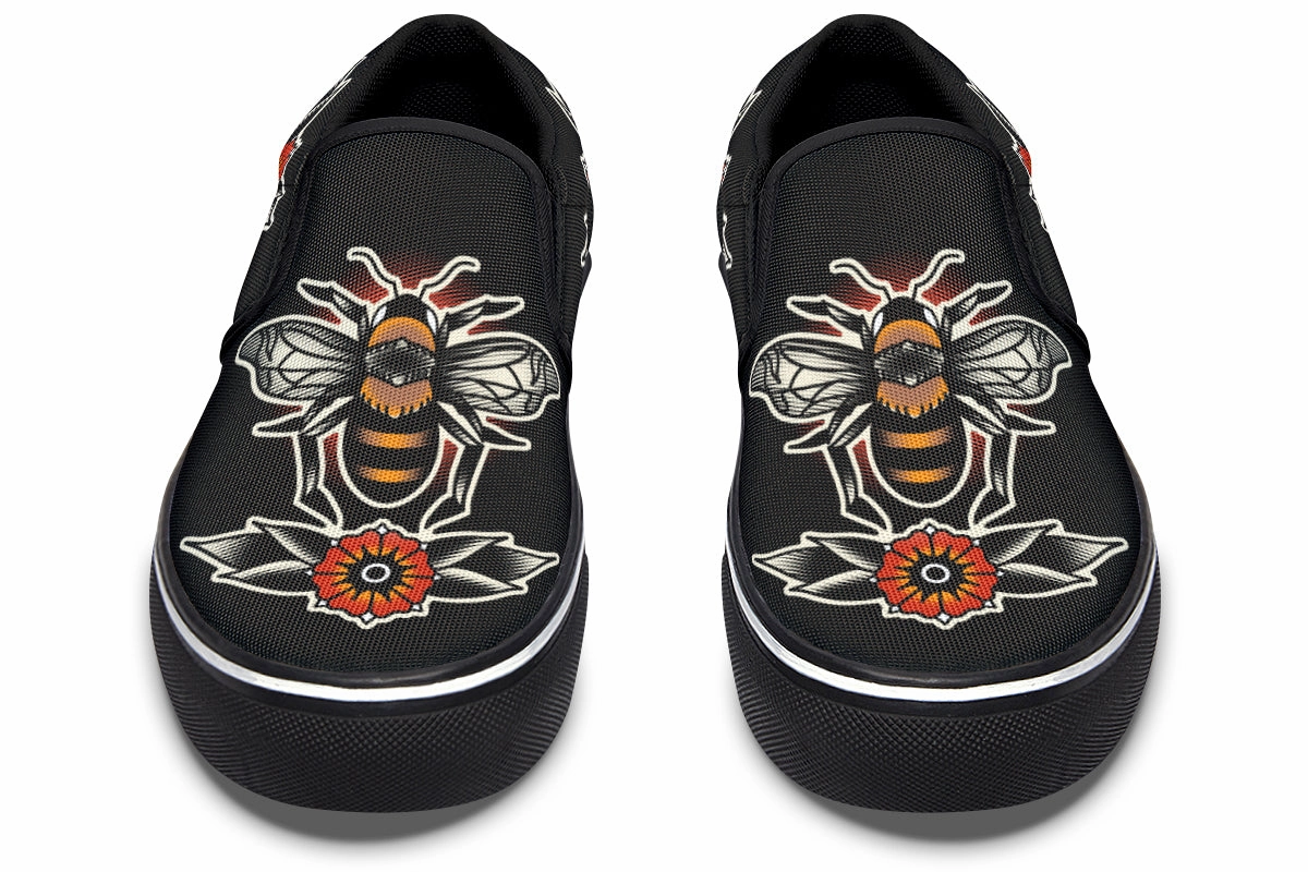 Traditional Bees Slip On Shoes Core Support