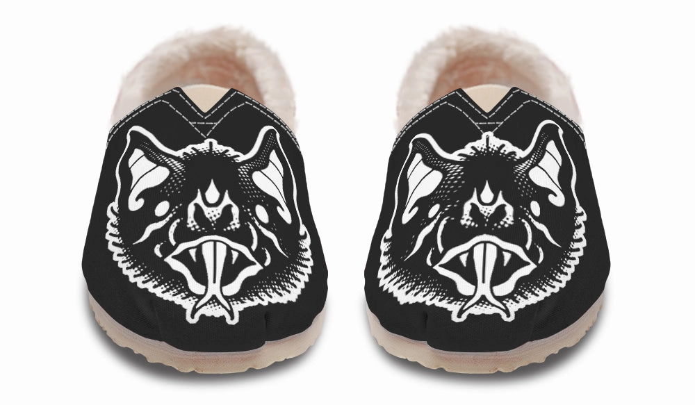 Traditional Checkered Bats Winter Casual Shoes Love Glow Business Mode