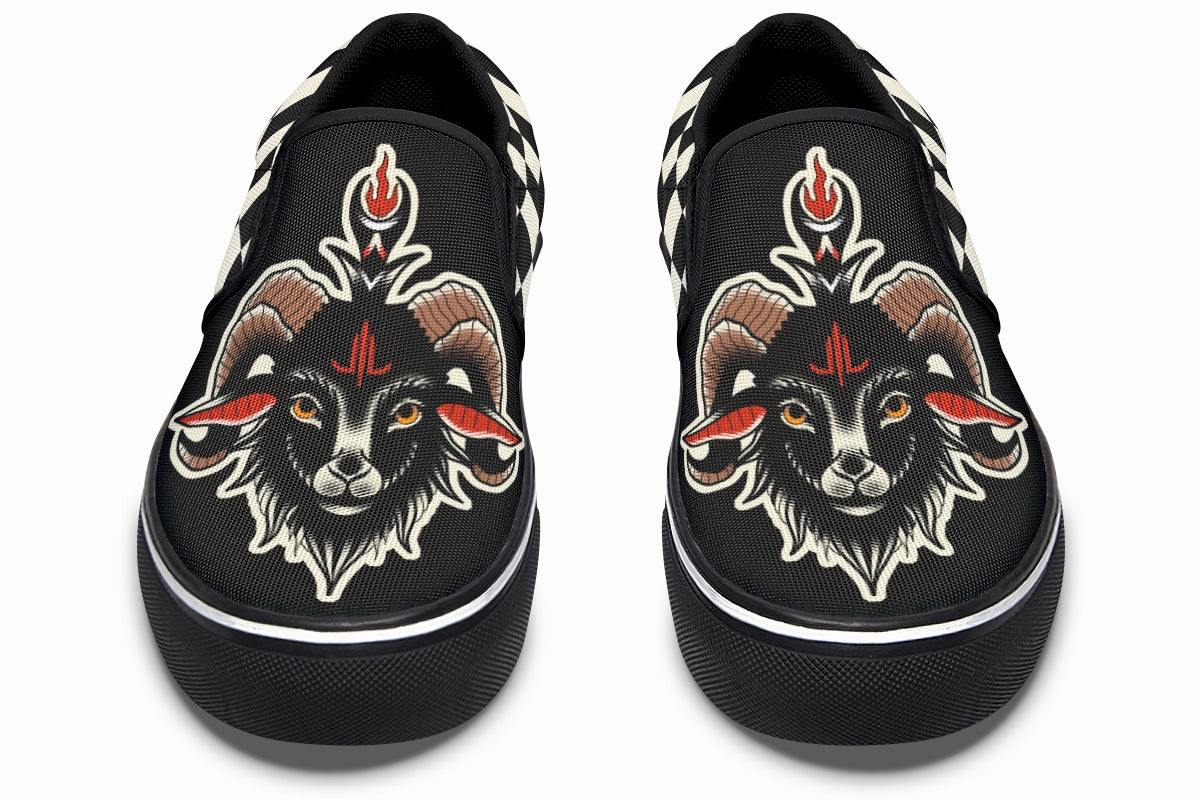 Rapid Motion Night Glow Traditional Goat Slip On Shoes