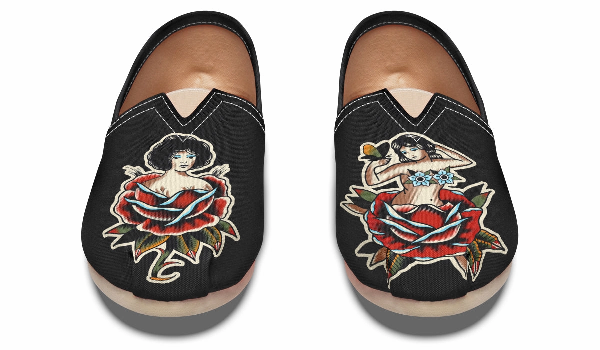 Traditional Ladies Casual Shoes Durable Construction Stable Step