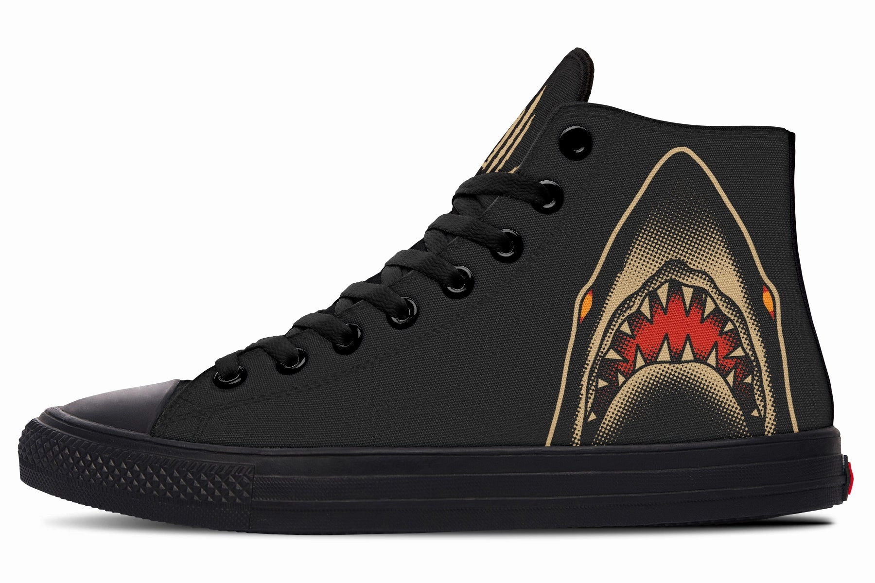 Traditional Shark High Tops Durable Fabric