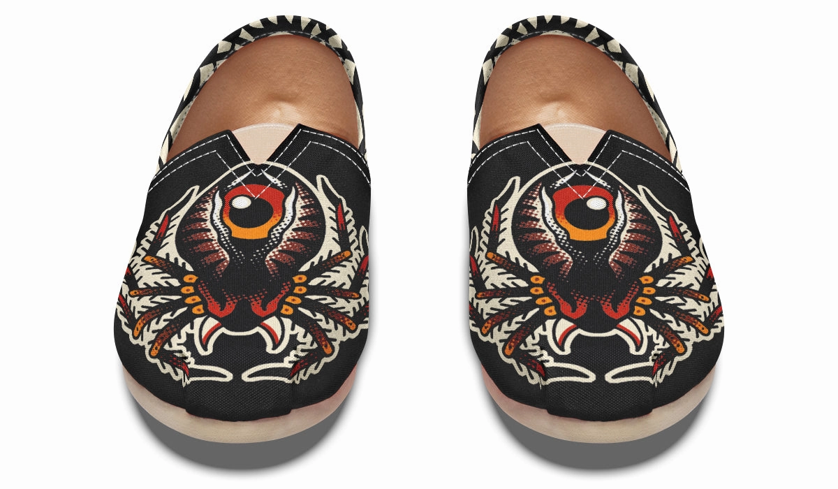 Traditional Spider Casual Shoes Rubber Outsole