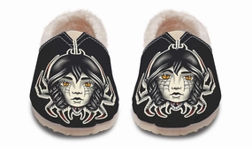 Retro Core Traditional Spider Girl Head Winter Casual Shoes