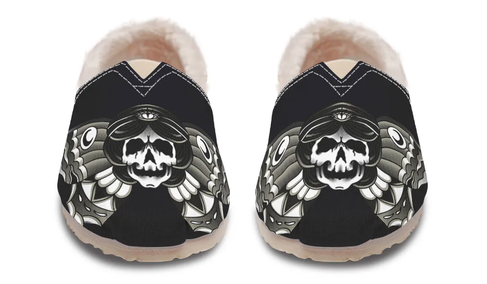 Undead Butterfly Girl Winter Casual Shoes Outfit Key