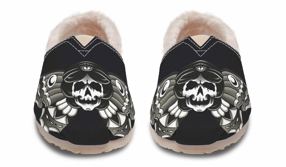 Undead Butterfly Girl Winter Casual Shoes Quick Flex Photo Glam