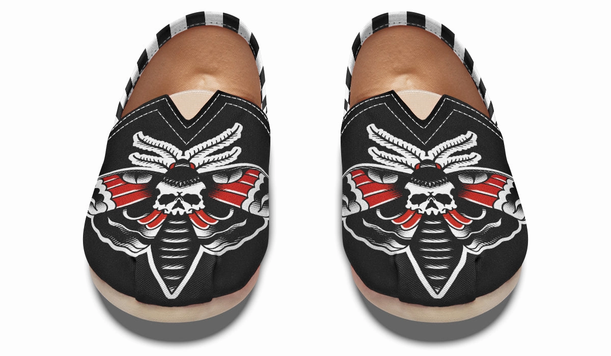 Checkered Deathmoth Casual Shoes Kick Power