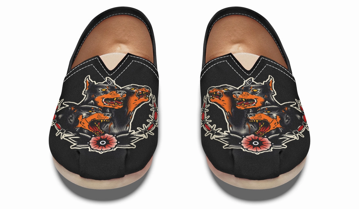 Silk Feel Anti Odor Undead Pharaoh's Cerberus Casual Shoes