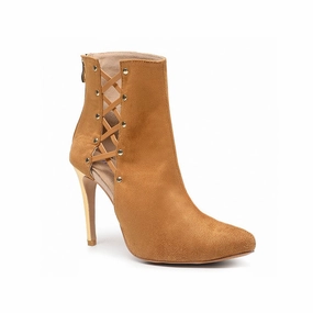 Classic Design Comfy Heels Unite - Closed Toe Suede Latin Dance Booties (Street Sole)
