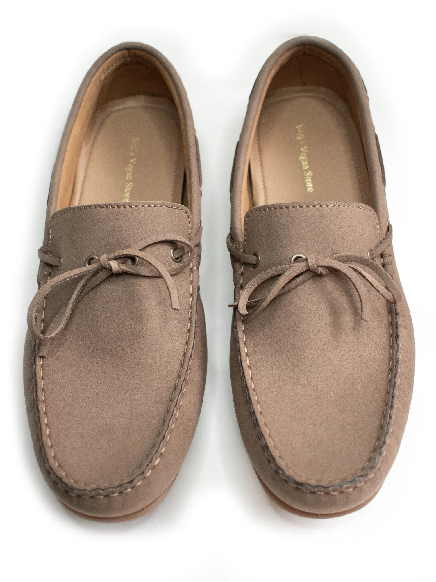 Vegan Suede Loafers Pointed Toe