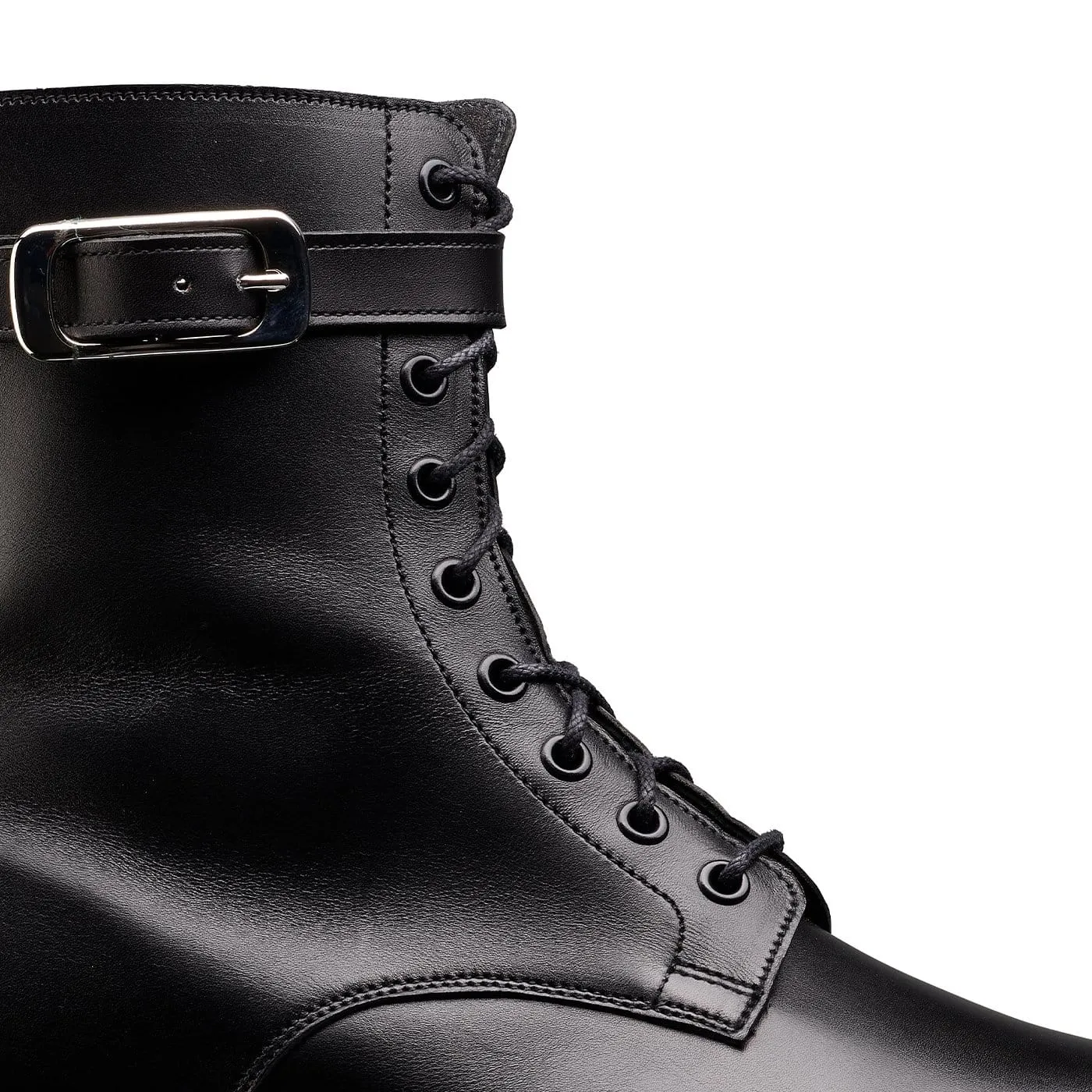 Canvas High   Quality Leather Molly Black Calf