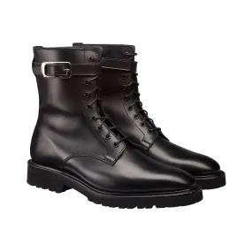 Molly Black Calf ZipUp