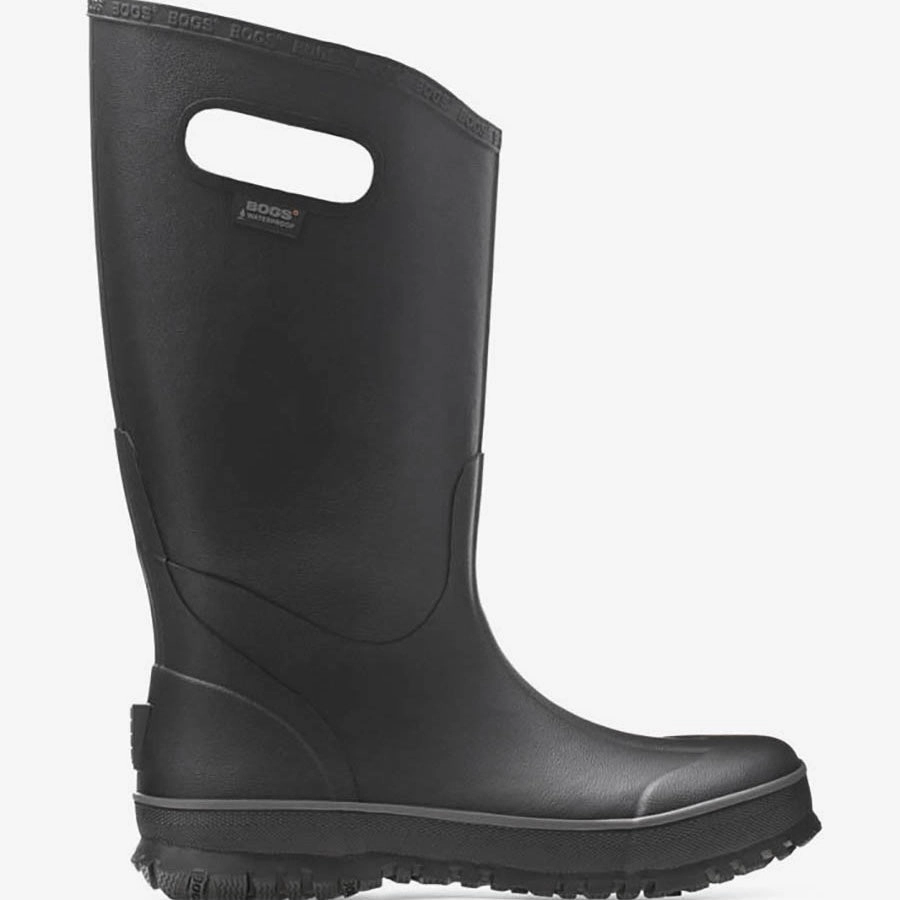 Rainboot Men's - Black Ergonomic Design Hiking Trail