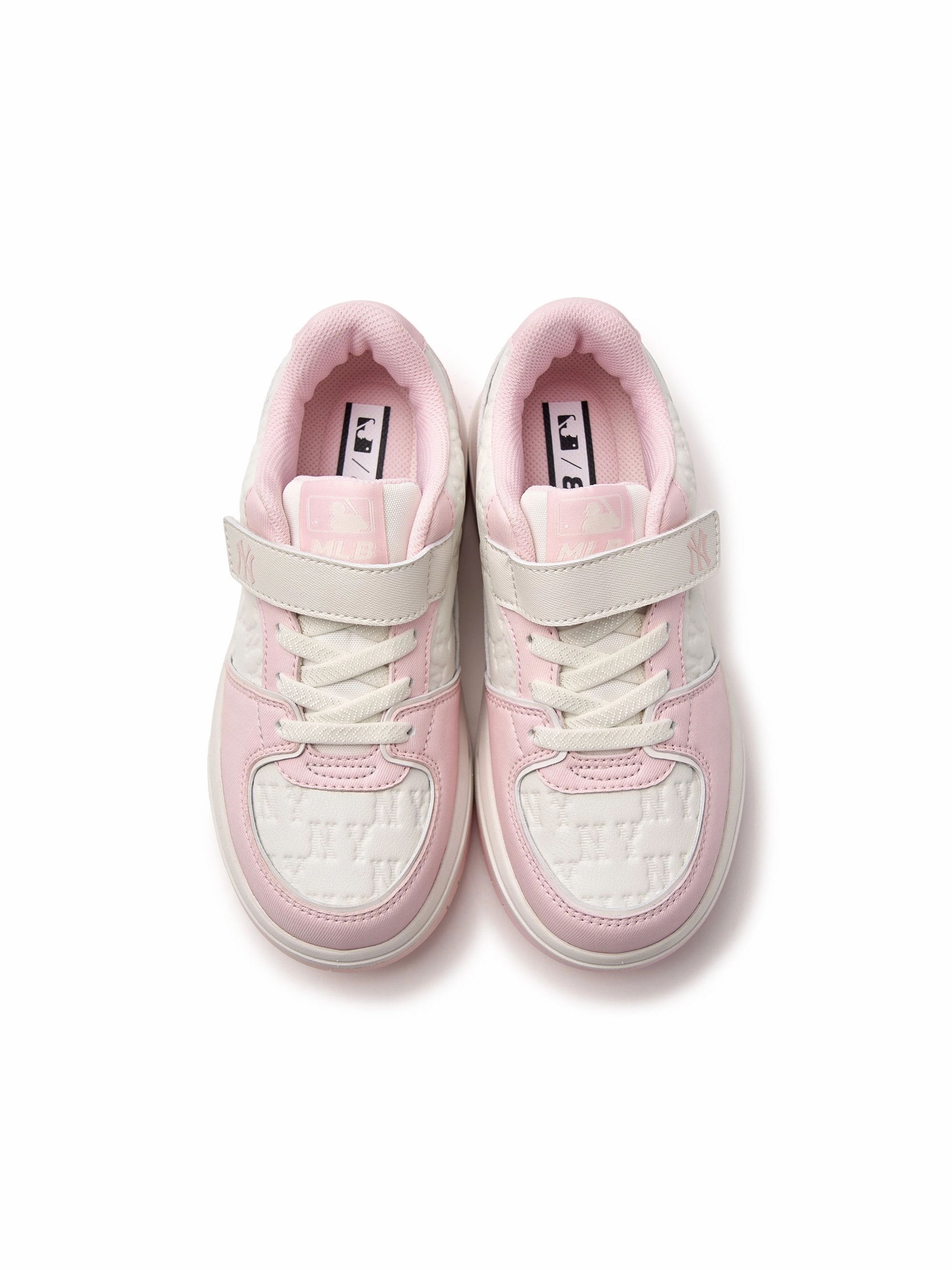 Chunky Liner Embo Denim Monogram Lace   Up Closure