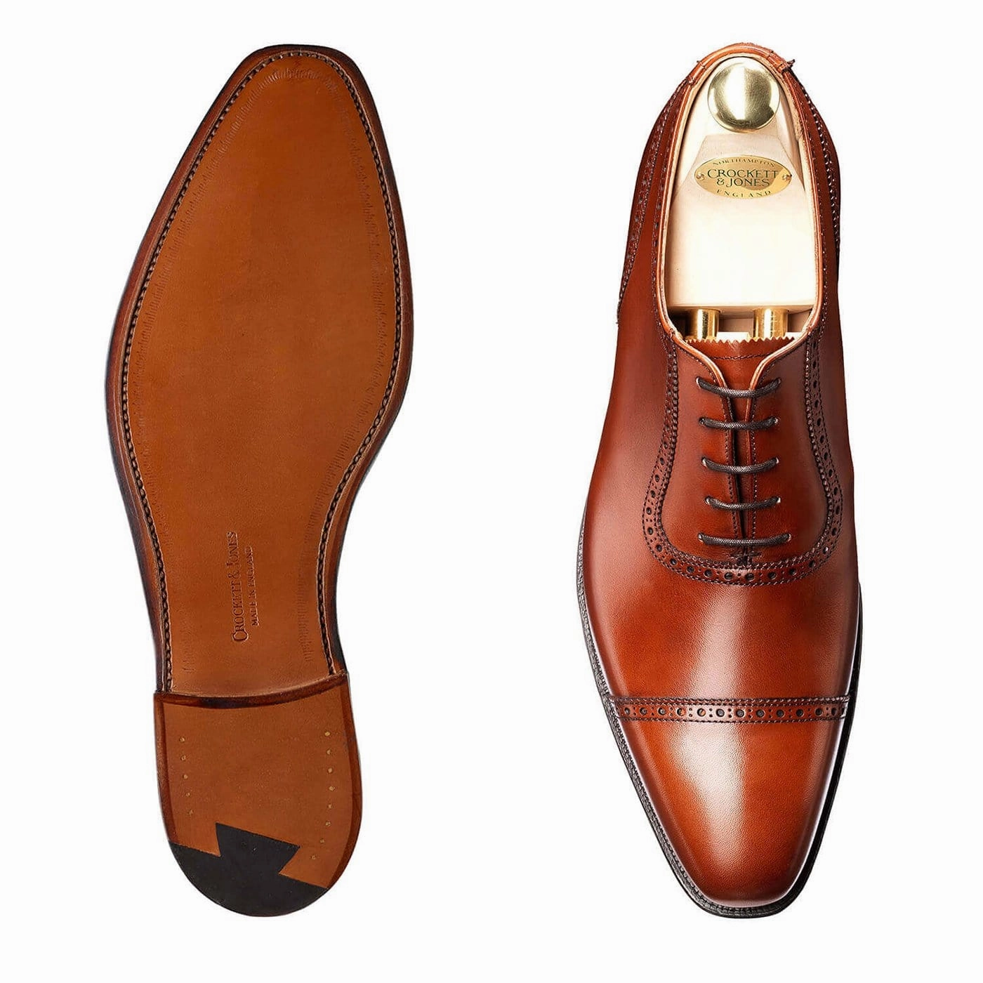 Westbourne Chestnut Burnished Calf Exact Wear Padded Tongue