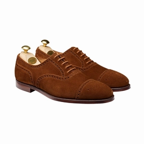 Durable Sole Slim Shape Westfield Tobacco Calf Suede
