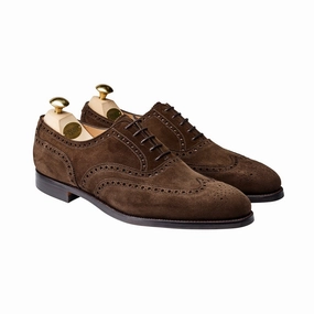Westgate 2 Dark Brown Calf Suede Polish Touch