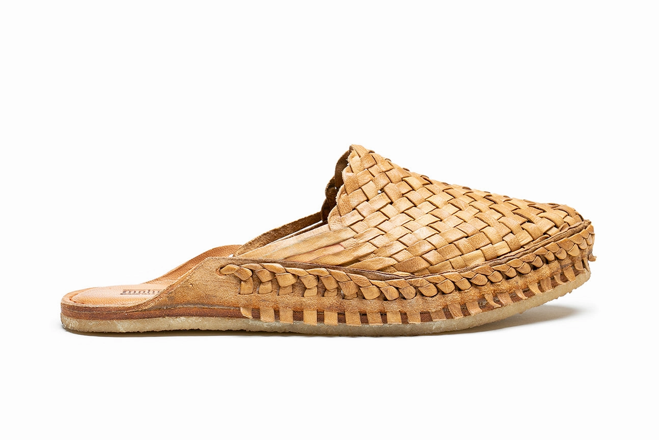 Woven City Slipper in Honey   No Stripes Easy Poolside Wear