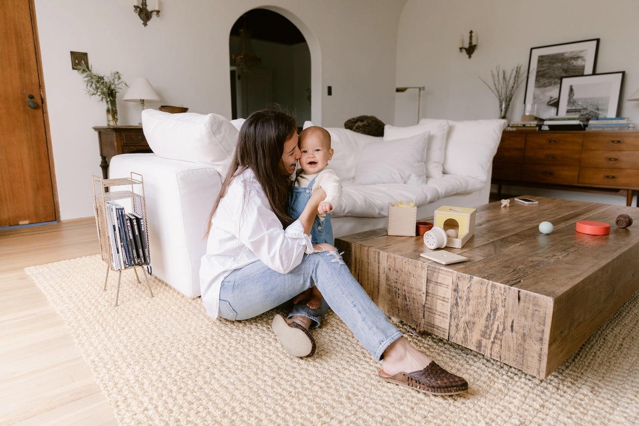 Slip Walk Tie Up Design Woven Slide in Walnut