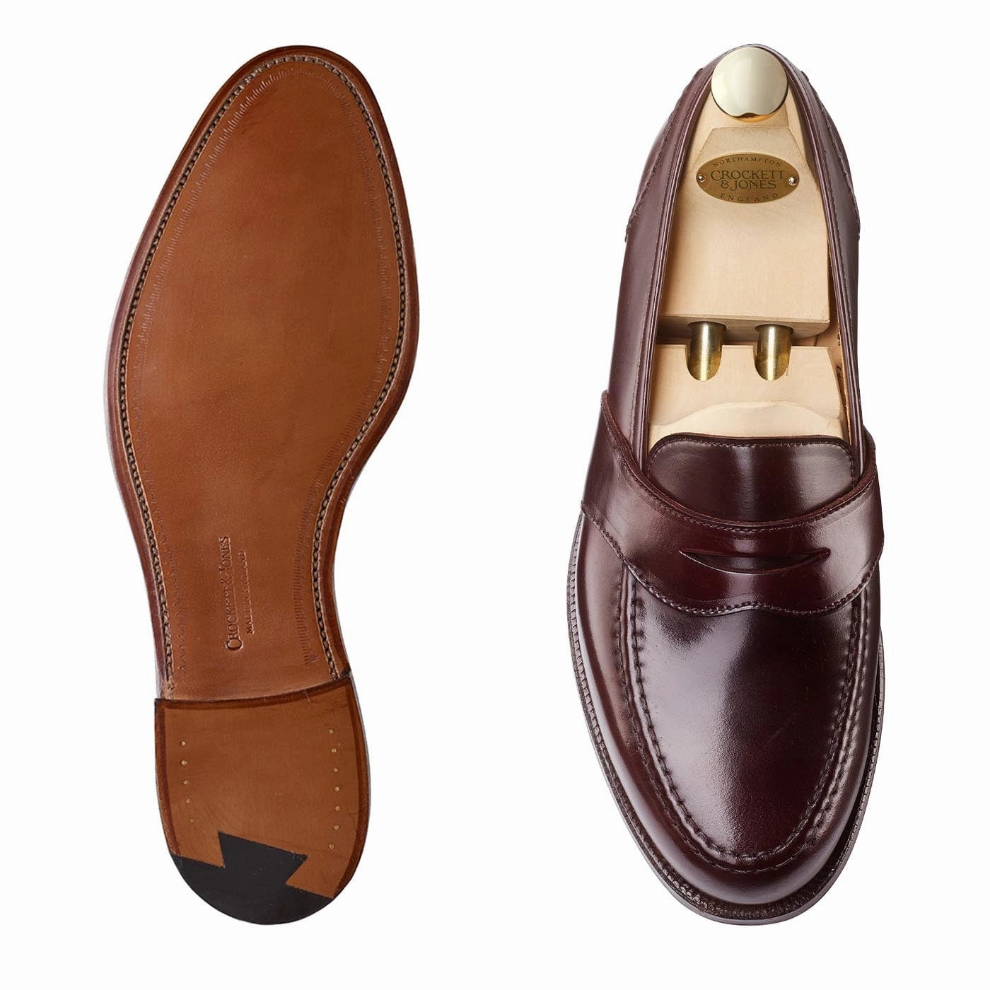 Yale Burgundy Cordovan Designer Label