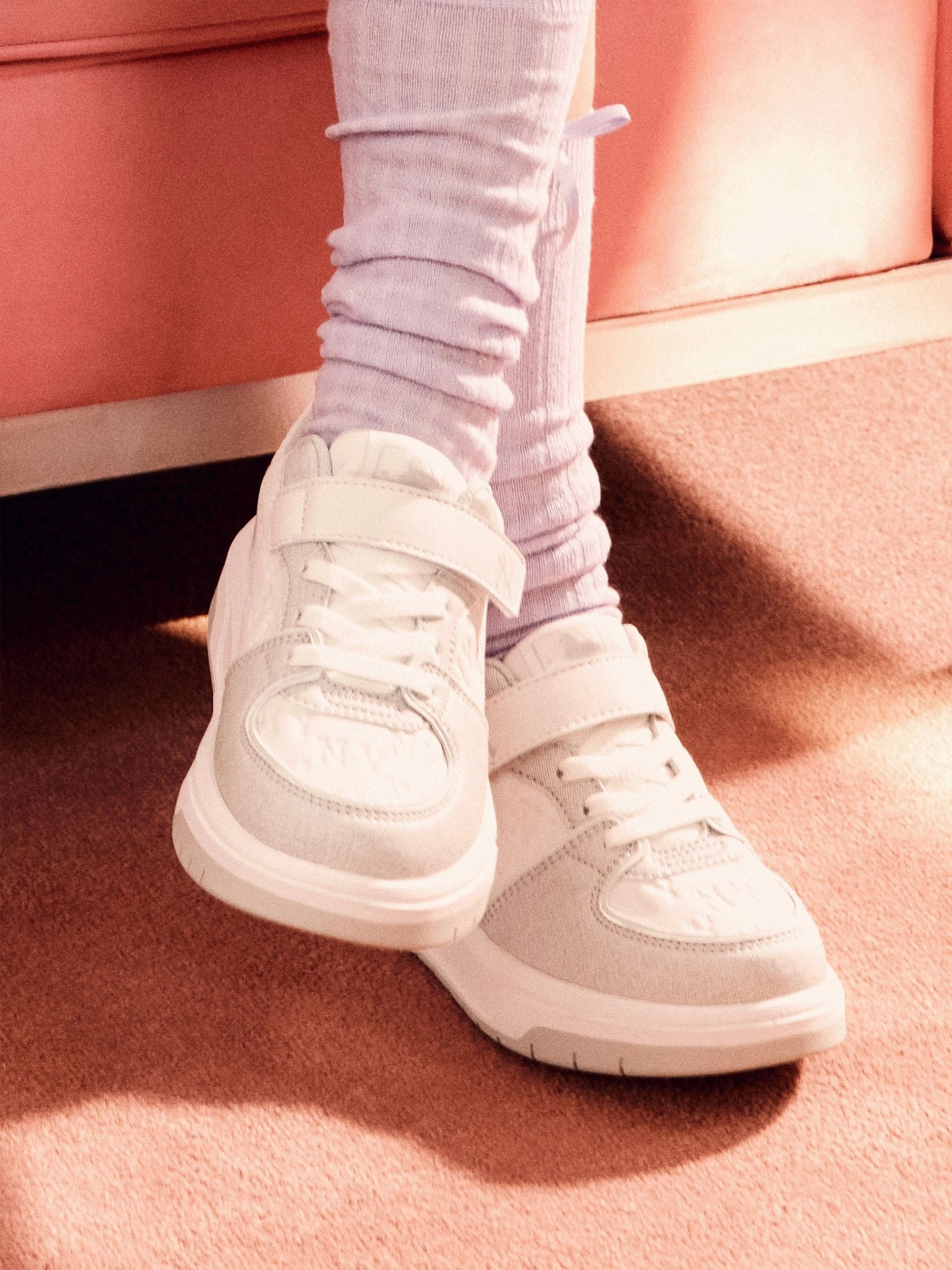 Chunky Liner Embo Denim Monogram Soft Padding