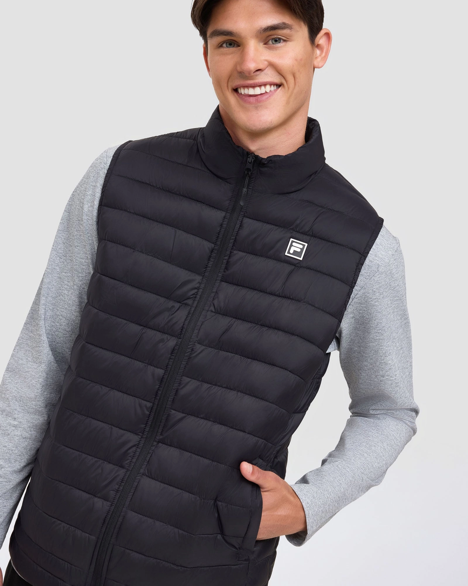 Men's Theo Lite Puff Vest Comfortable Durability