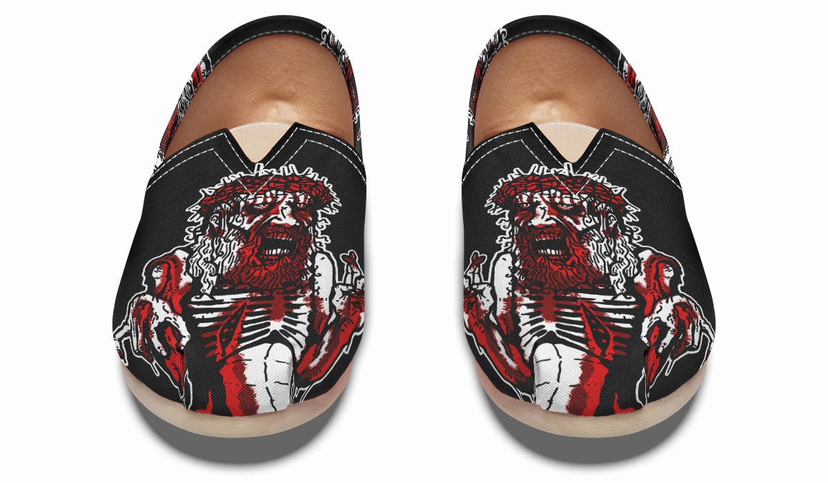 Zombie Jesus Casual Shoes Rain Guard Torsion control